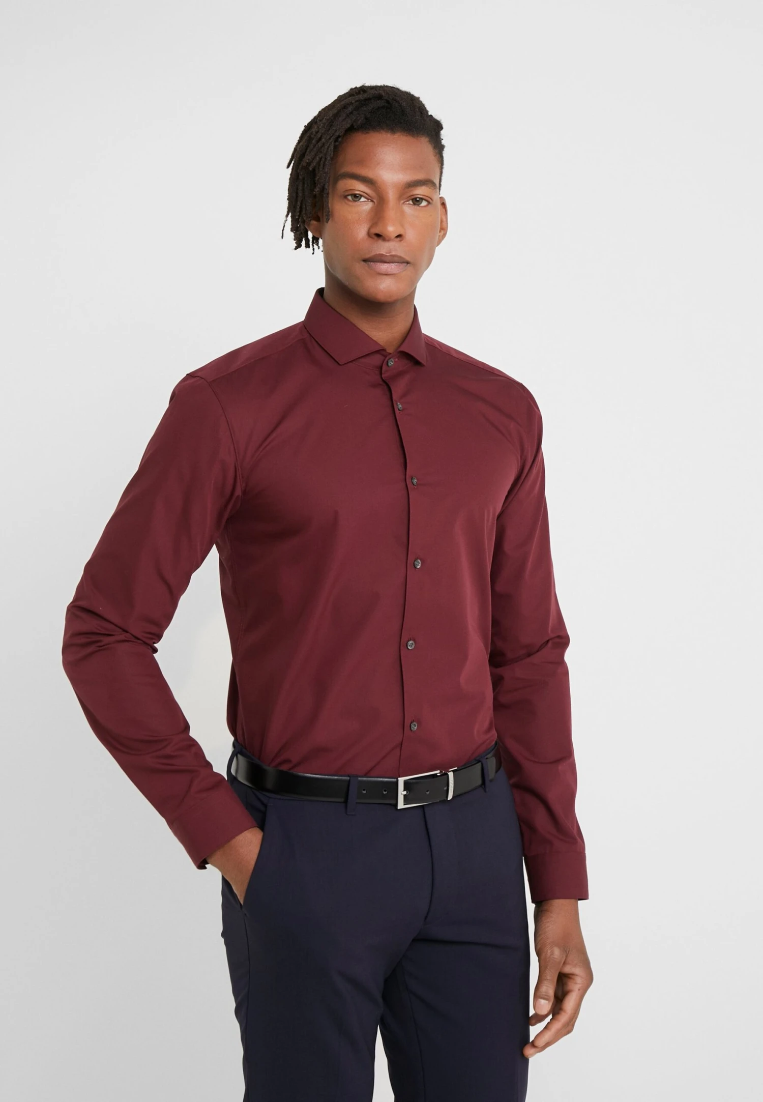 Hugo Erriko Extra Slim Fit - Formal Shirt - Dark Red 3 Hugo Erriko Extra Slim Fit - Formal Shirt - Dark Red