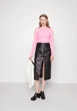 Hugo Diralina - Long Sleeved Top - Bright Pink -Hugo bd228d56ea62400f8817145c19762d14