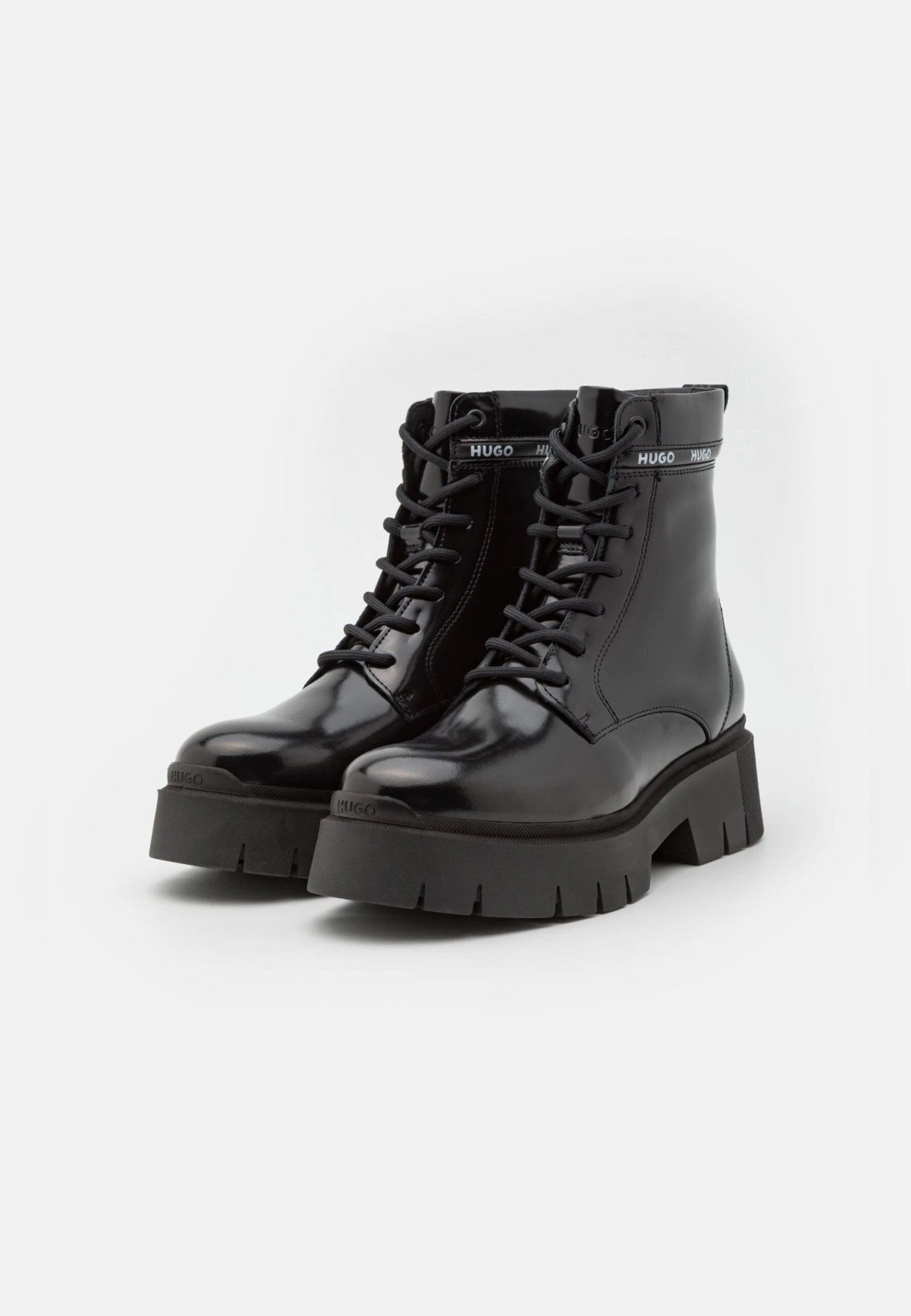 Hugo Kris Lace Bootie - Platform Ankle Boots - Black 5 Hugo Kris Lace Bootie - Platform Ankle Boots - Black - Image 3