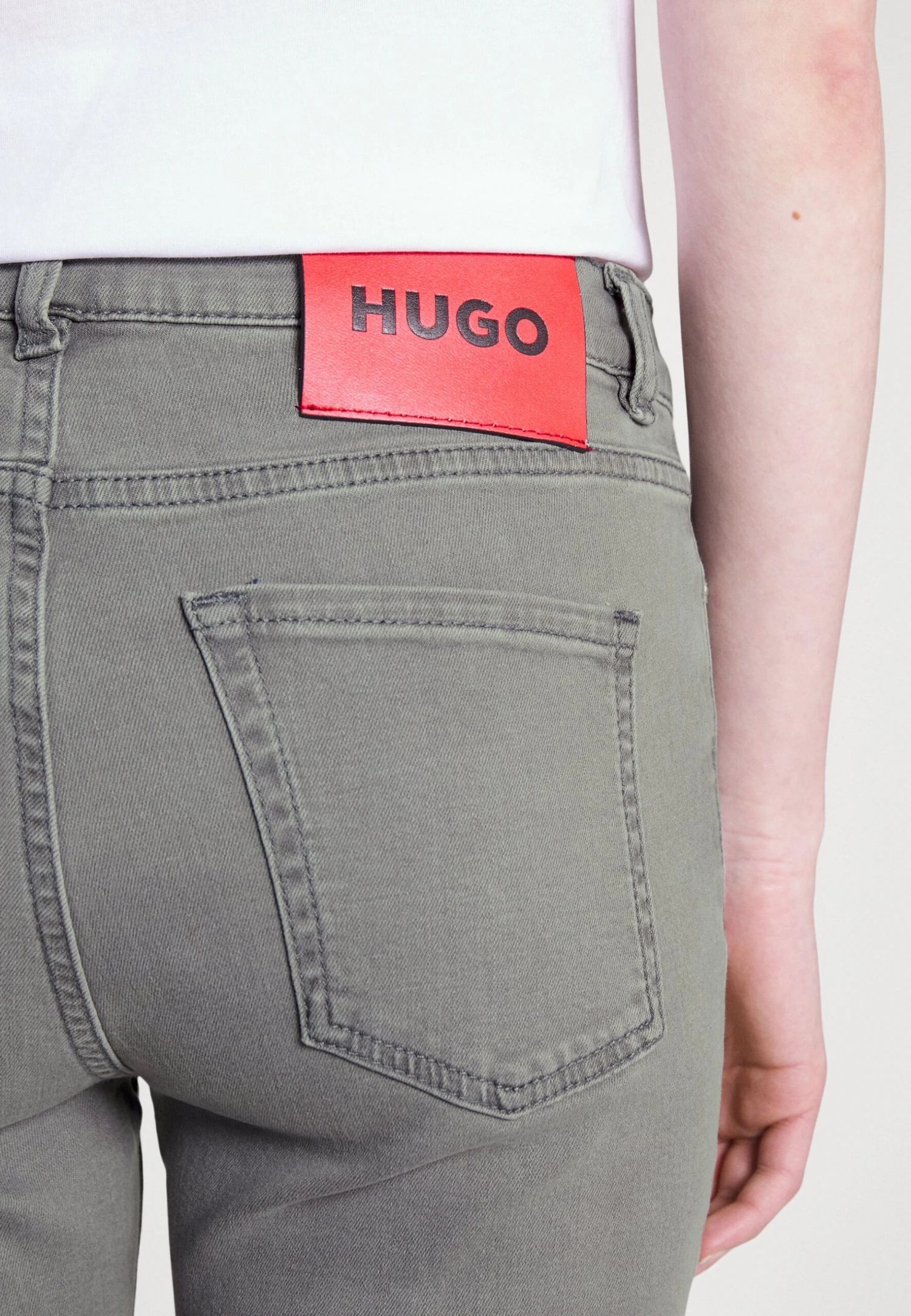 Hugo Slim Fit Jeans - Medium Grey 7 Hugo Slim Fit Jeans - Medium Grey - Image 5