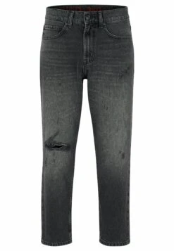 Hugo Straight Leg Jeans - Grey Five -Hugo c0569761a99f46eabcdbebd4c32e754a