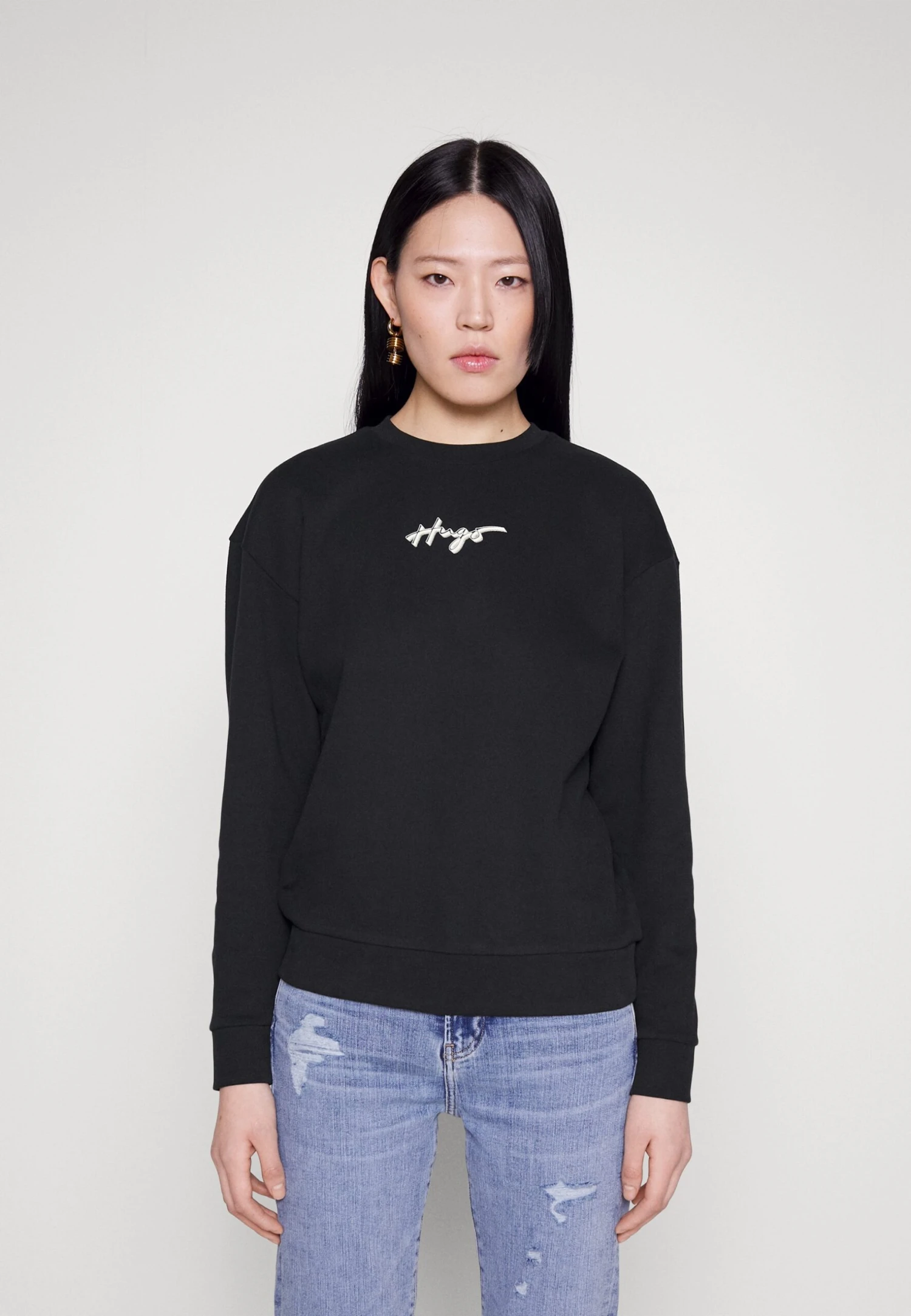 Hugo Easy Crew - Sweatshirt - Black 3 Hugo Easy Crew - Sweatshirt - Black