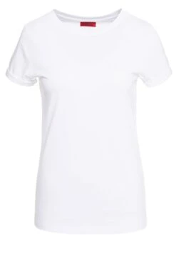 Hugo The Plain Tee - Basic T-Shirt - White -Hugo c18d64307f0a4c9bb373ca7a3a749a80