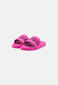 Hugo Match It Slid- Pool Shoes - Medium Pink -Hugo c1bf7c15136a4a83af6ab65504cfeb58