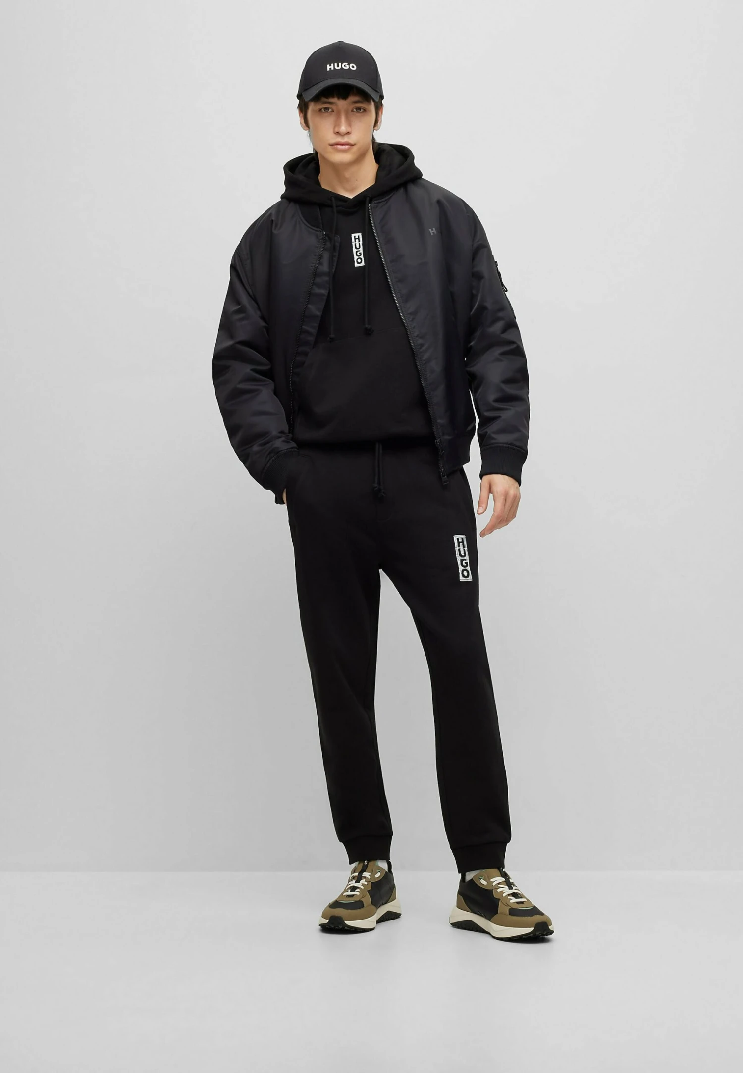Hugo Dogur - Tracksuit Bottoms - Black One 4 Hugo Dogur - Tracksuit Bottoms - Black One - Image 2