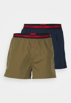 Hugo 2 Pack - Boxer Shorts - Dark Green One -Hugo c3c3ac4f1d494588a01593fa1638245f