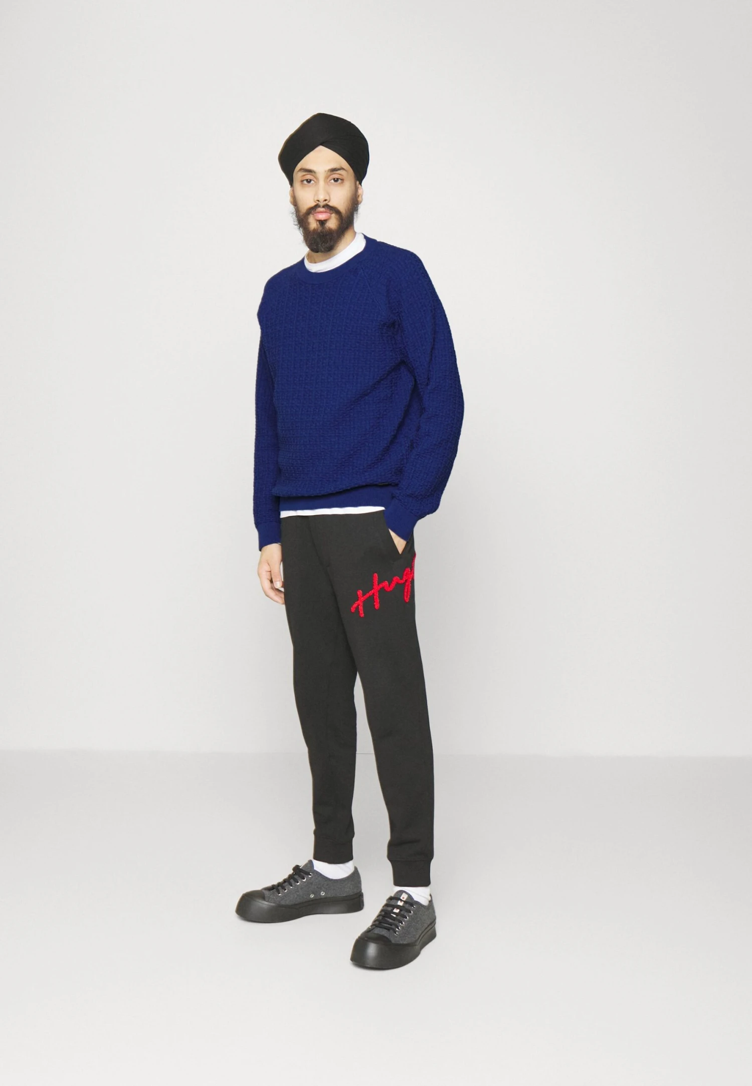 Hugo Srido - Jumper - Medium Blue 4 Hugo Srido - Jumper - Medium Blue - Image 2