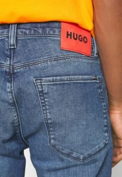 Hugo Slim Fit Jeans - Medium Blue -Hugo c721cfb3a2434a91891e5fbc327039a2