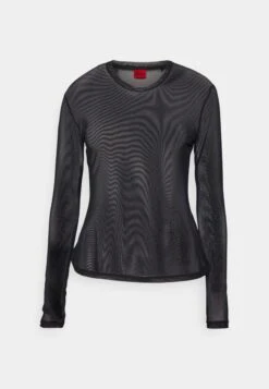 Hugo Diralina - Long Sleeved Top - Black -Hugo c753c62a8e564604ac049ee6670ab4a3