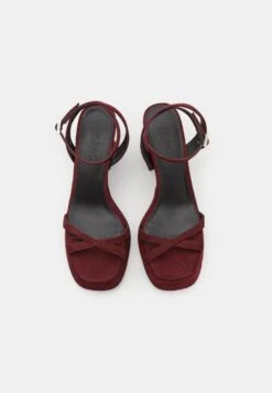 Hugo Vicky- Platform Sandals - Dark Red -Hugo c8899e847e9d4fbc832039fec8baece8