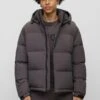 Hugo Bironto2341 - Down Jacket - Dark Grey Three -Hugo cab965c70dc94bd1aff426c00d0b08f0