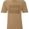 Hugo Dulive - Print T-Shirt - Open Brown 1 Hugo Dulive - Print T-Shirt - Open Brown -Hugo caf8502aa7264aceab796d9bf5d93125