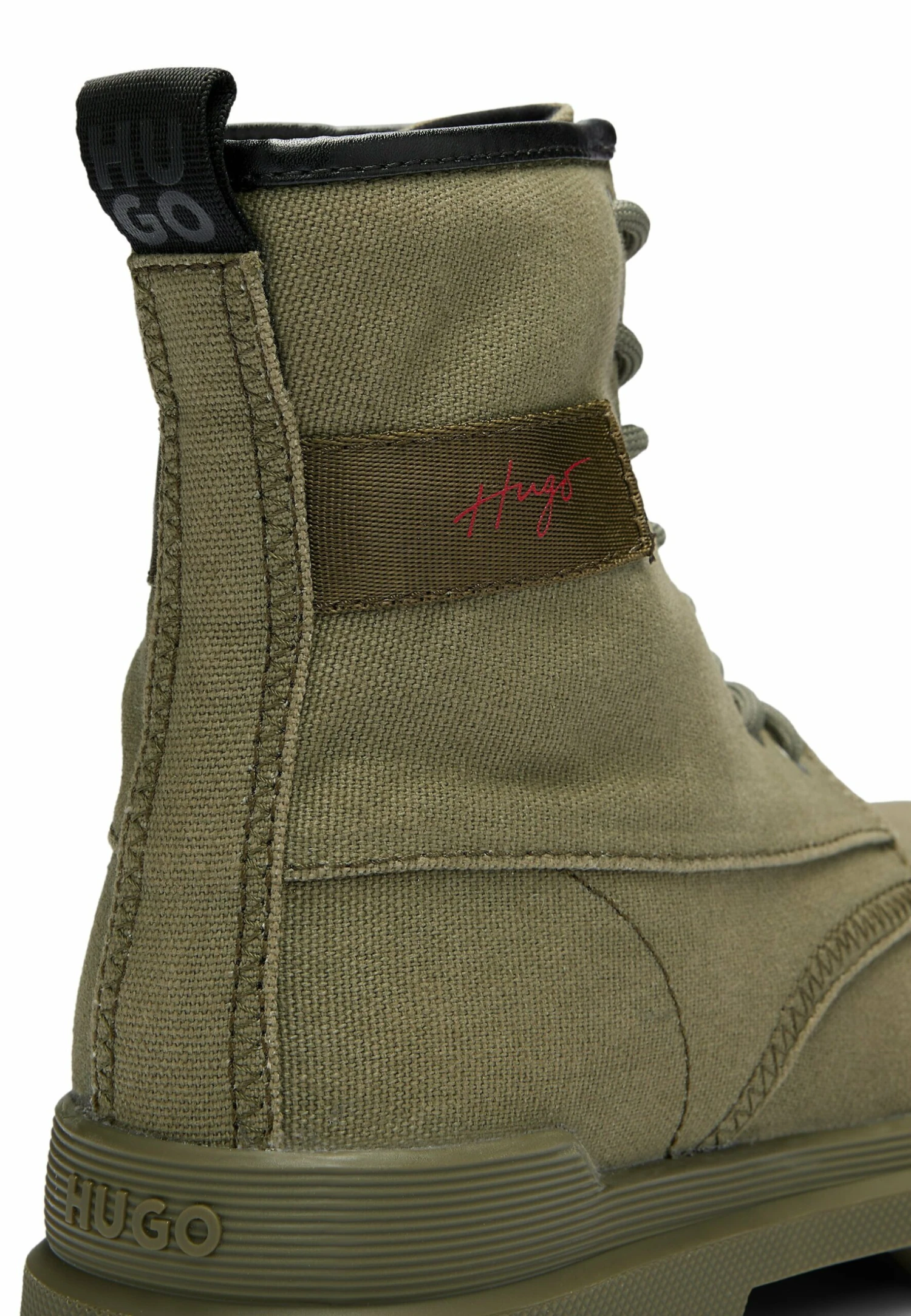 Hugo Ryan Halb - Lace-Up Ankle Boots - Dark Green Five 8 Hugo Ryan Halb - Lace-Up Ankle Boots - Dark Green Five - Image 6