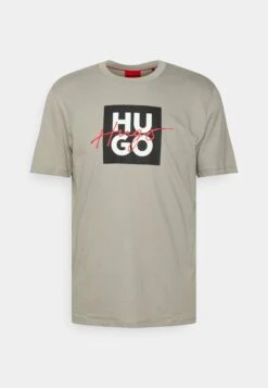 Hugo Print T-Shirt - Medium Beige