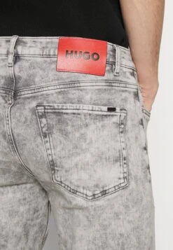 Hugo Straight Leg Jeans - Light/Pastel Grey -Hugo ce43bb9d9c344dec908e4ba3914450e6