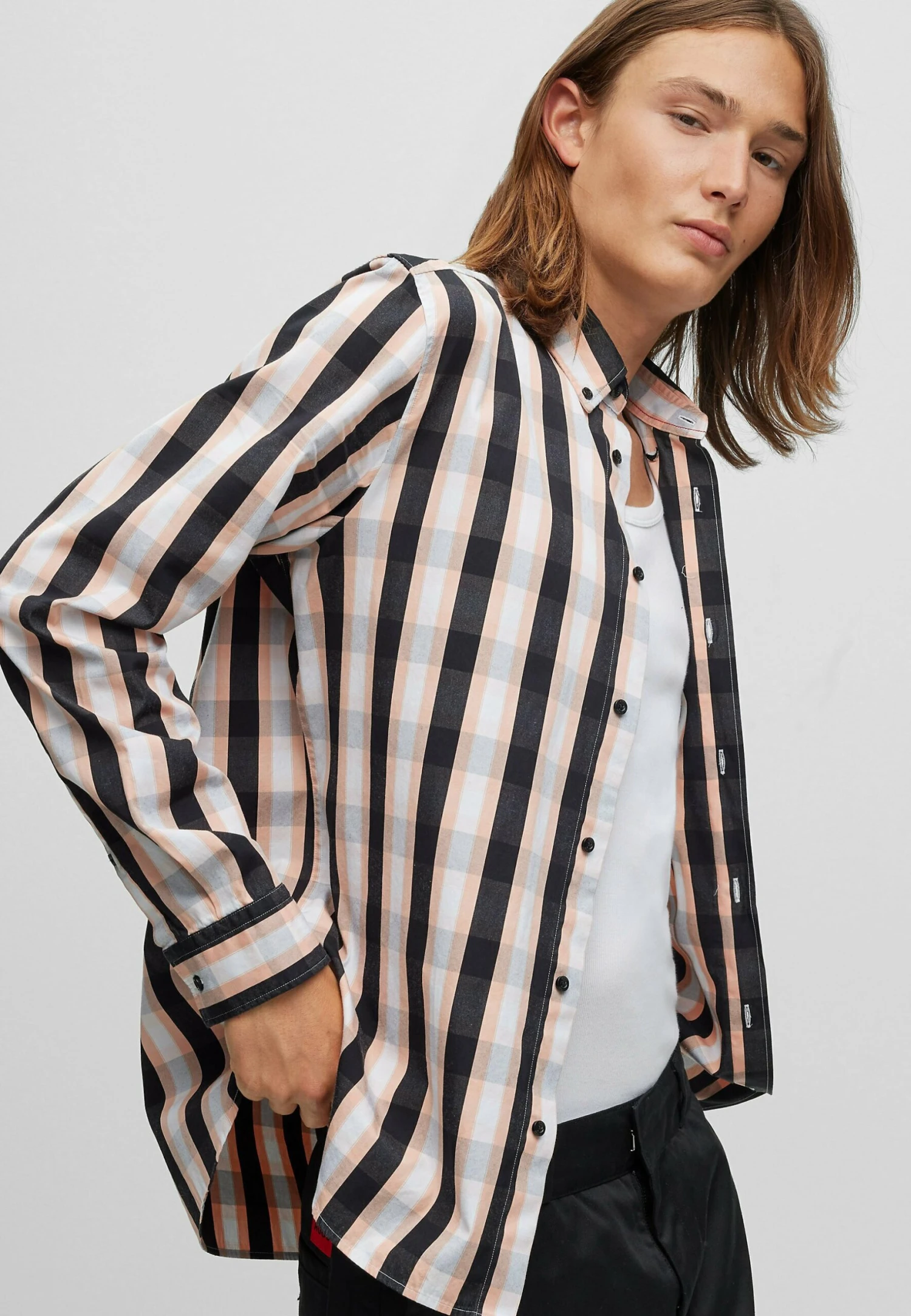 Hugo Ermann - Shirt - Light Red 7 Hugo Ermann - Shirt - Light Red - Image 5