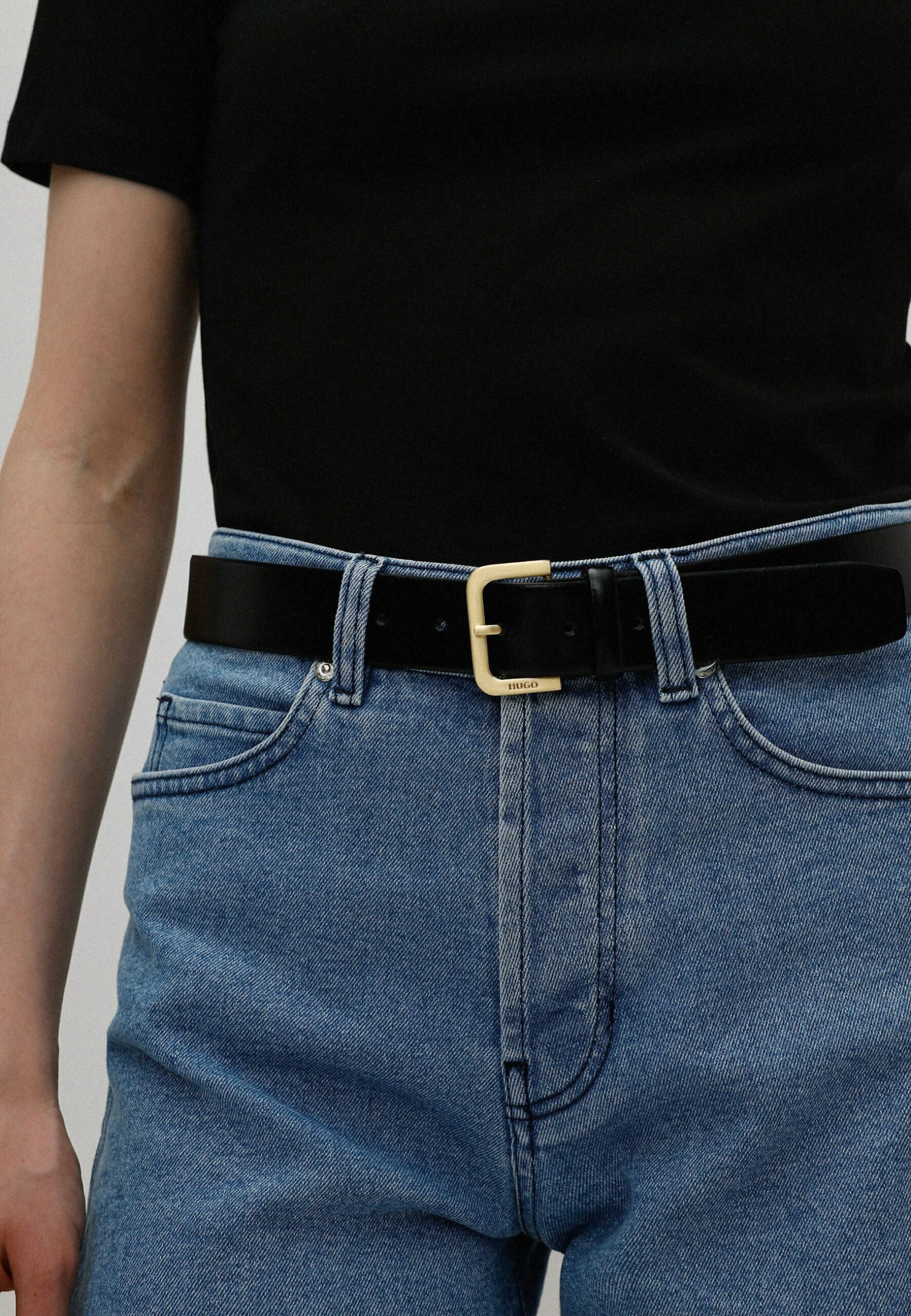 Hugo Zana- Belt - Black 4 Hugo Zana- Belt - Black - Image 2