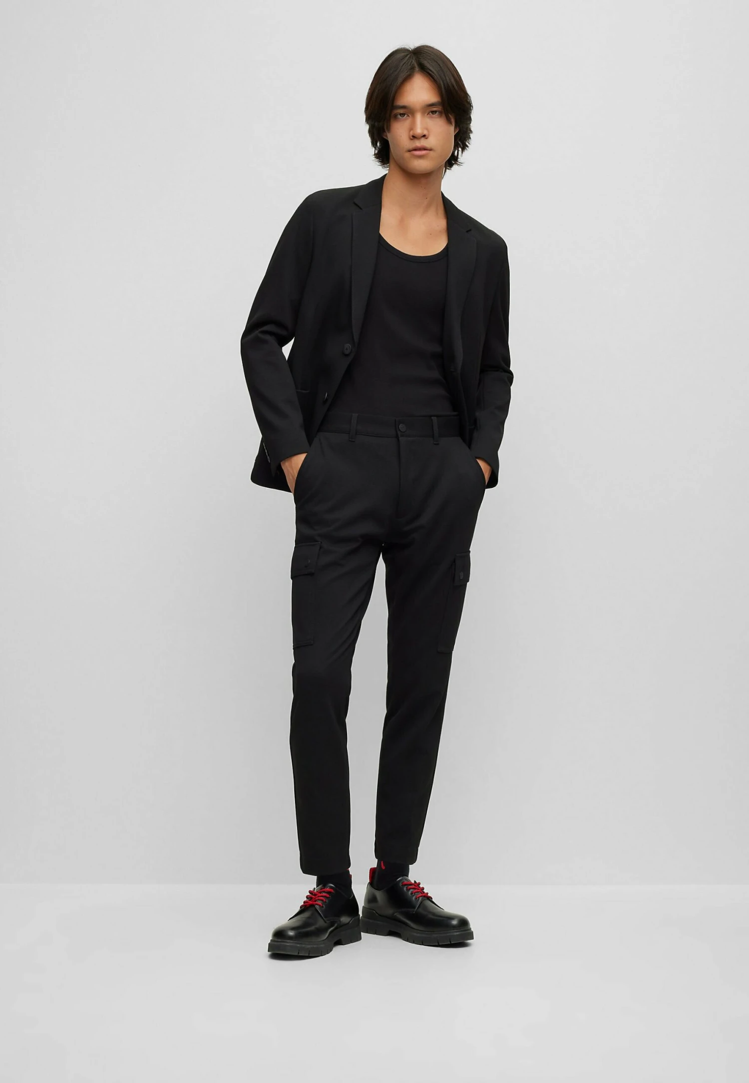 Hugo Glian233J - Cargo Trousers - Black One 4 Hugo Glian233J - Cargo Trousers - Black One - Image 2