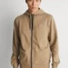 Hugo Daple - Zip-Up Sweatshirt - Open Brown 2 Hugo Daple - Zip-Up Sweatshirt - Open Brown -Hugo d2dc9fbb76cc45088c7786ba52403b76
