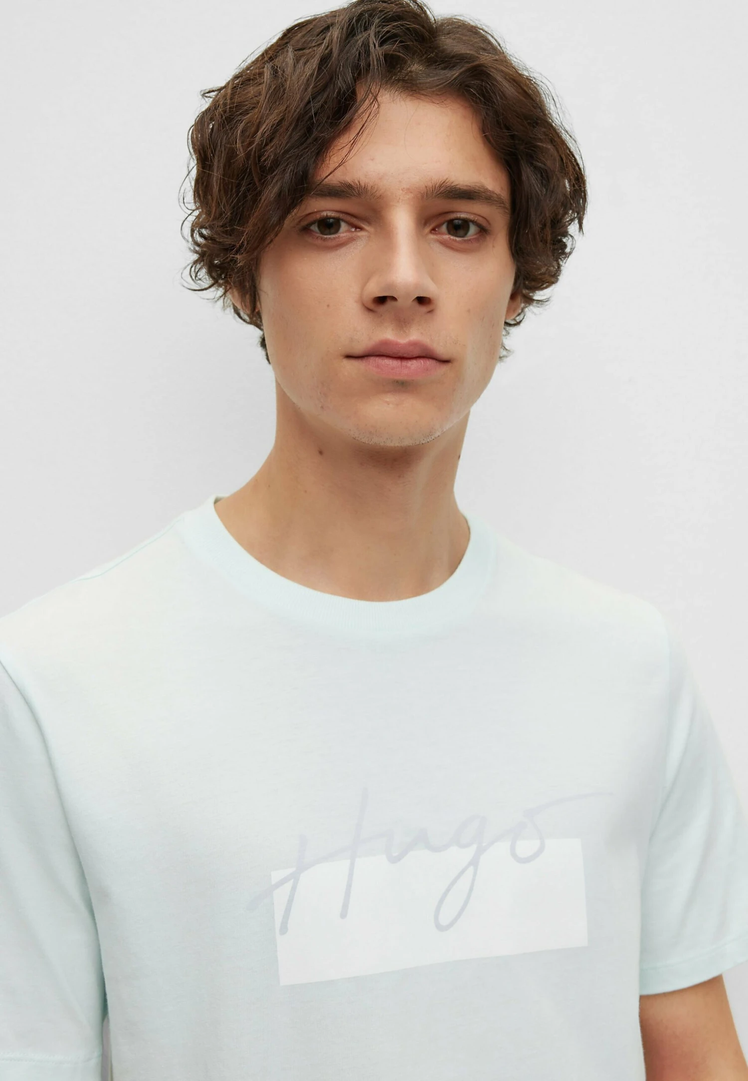 Hugo Dastillo - Print T-Shirt - Light Blue Six 6 Hugo Dastillo - Print T-Shirt - Light Blue Six - Image 4