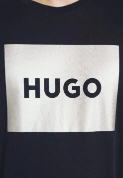 Hugo Dulive - Print T-Shirt - Dark Blue -Hugo d811d08e342343ea8a07382cf2d6ce95