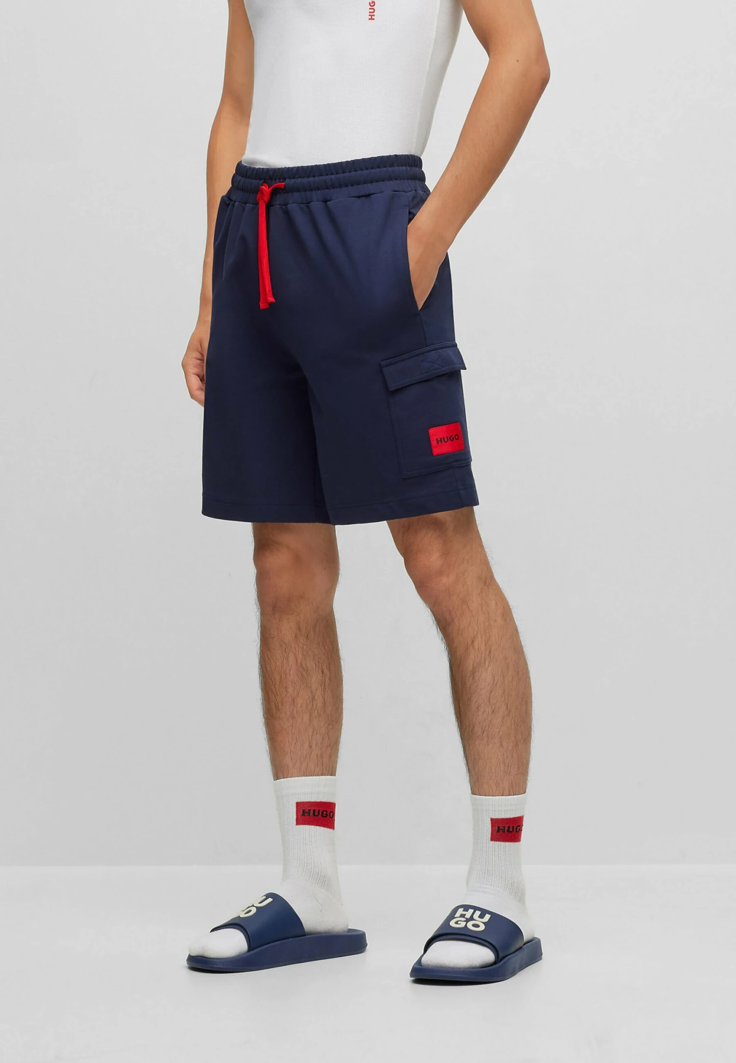 Hugo Shorts - Dark Blue Five 3 Hugo Shorts - Dark Blue Five