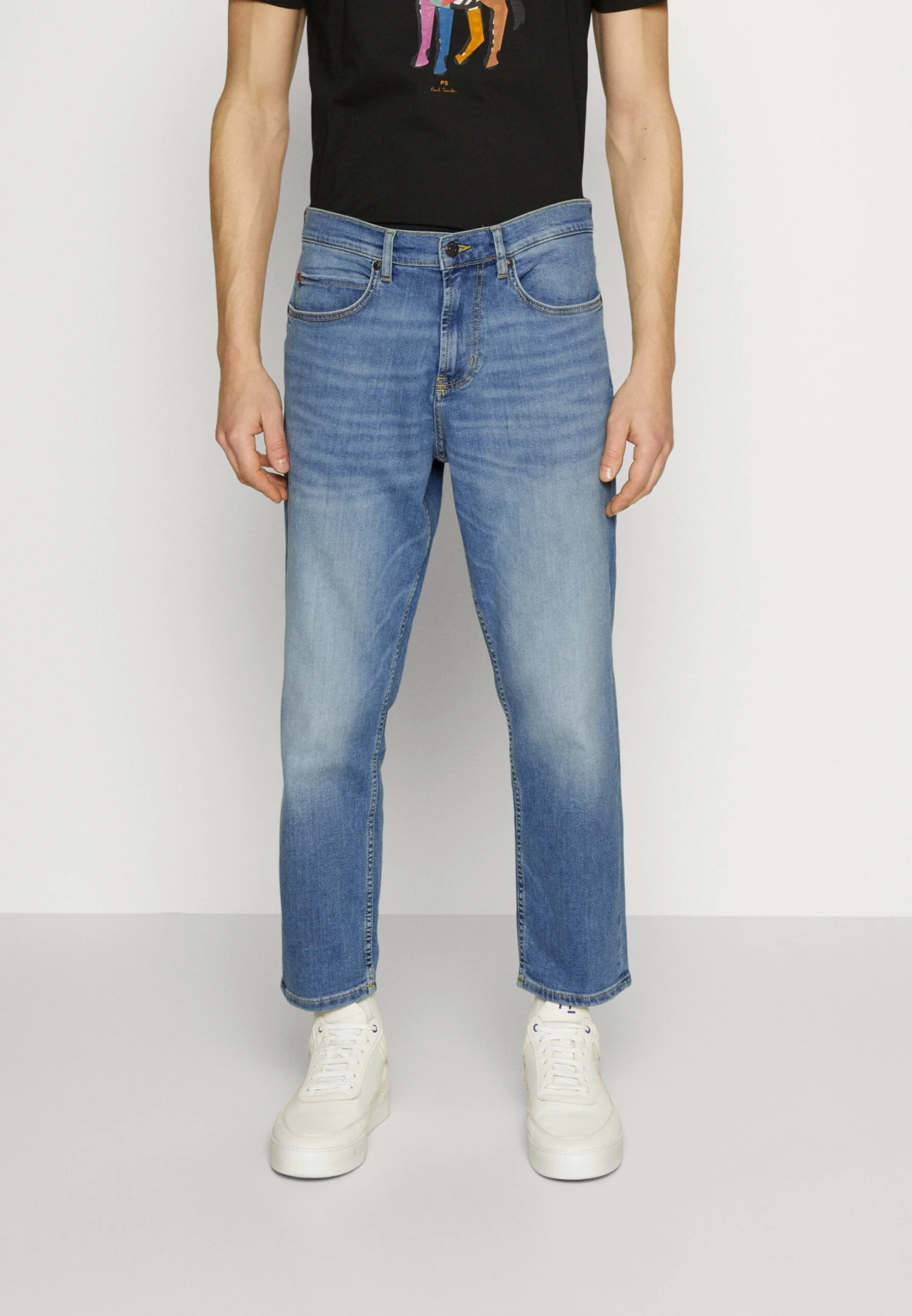 Hugo Straight Leg Jeans - Turquoise/Aqua 3 Hugo Straight Leg Jeans - Turquoise/Aqua