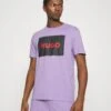 Hugo Dulive - Print T-Shirt - Open Purple -Hugo dc5de5fca645471ea16283cb935a35e4