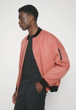 Hugo Bomber Jacket - Medium Pink -Hugo ded80e015742461ca193e0286127daf7