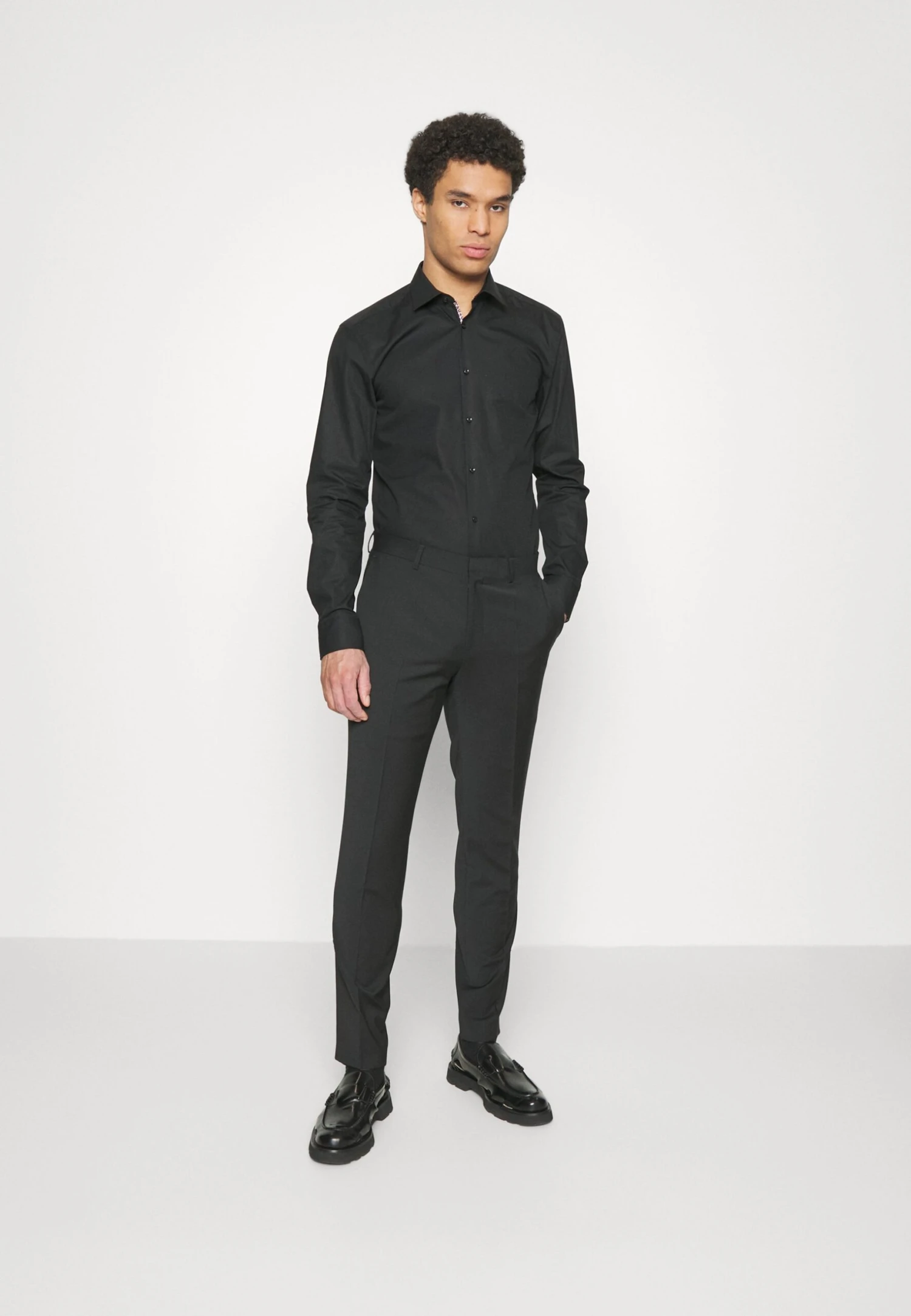 Hugo Koey - Formal Shirt - Black 4 Hugo Koey - Formal Shirt - Black - Image 2