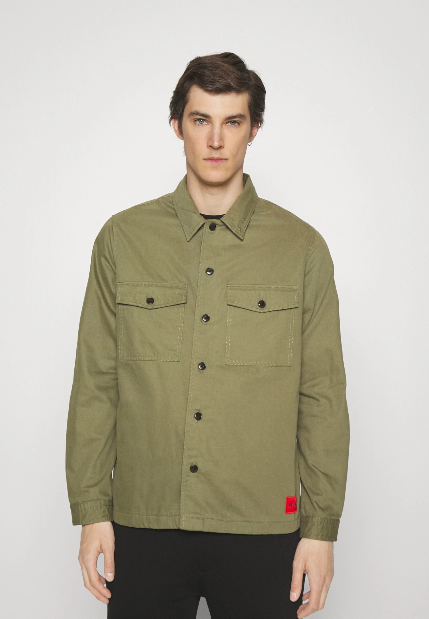 Hugo Enalu - Denim Jacket - Open Green 3 Hugo Enalu - Denim Jacket - Open Green