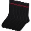 Hugo 6Pack Qs Logo Cc - Socks - Schwarz Eins -Hugo e51c1ee7c7e74a5ba4e9d41444b36cb3