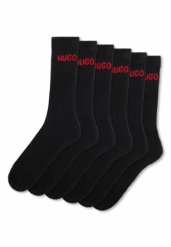 Hugo 6Pack Qs Logo Cc - Socks - Schwarz Eins
