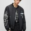 Hugo Byler - Bomber Jacket - Black One -Hugo e67d01ec60b241d38b2418fbc34d8c90