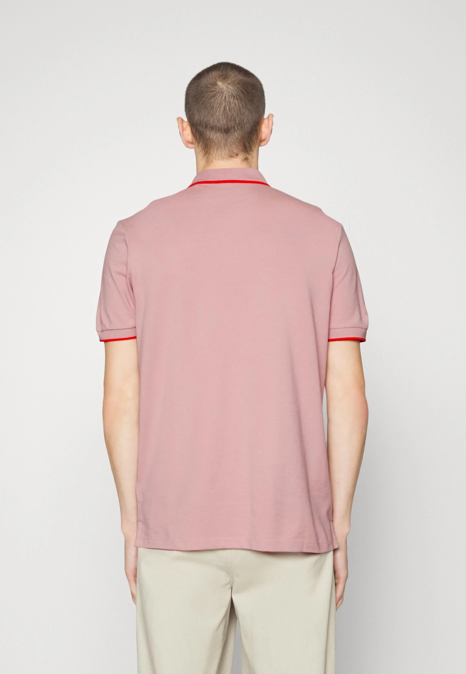 Hugo Deresino - Polo Shirt - Light Pastel Pink 5 Hugo Deresino - Polo Shirt - Light Pastel Pink - Image 3