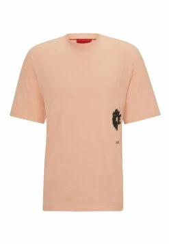 Hugo Diore - Print T-Shirt - Light Red