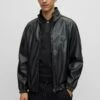 Hugo Urando2331 - Faux Leather Jacket - Black One -Hugo e989d0b819264b1fb8389e190530b50a