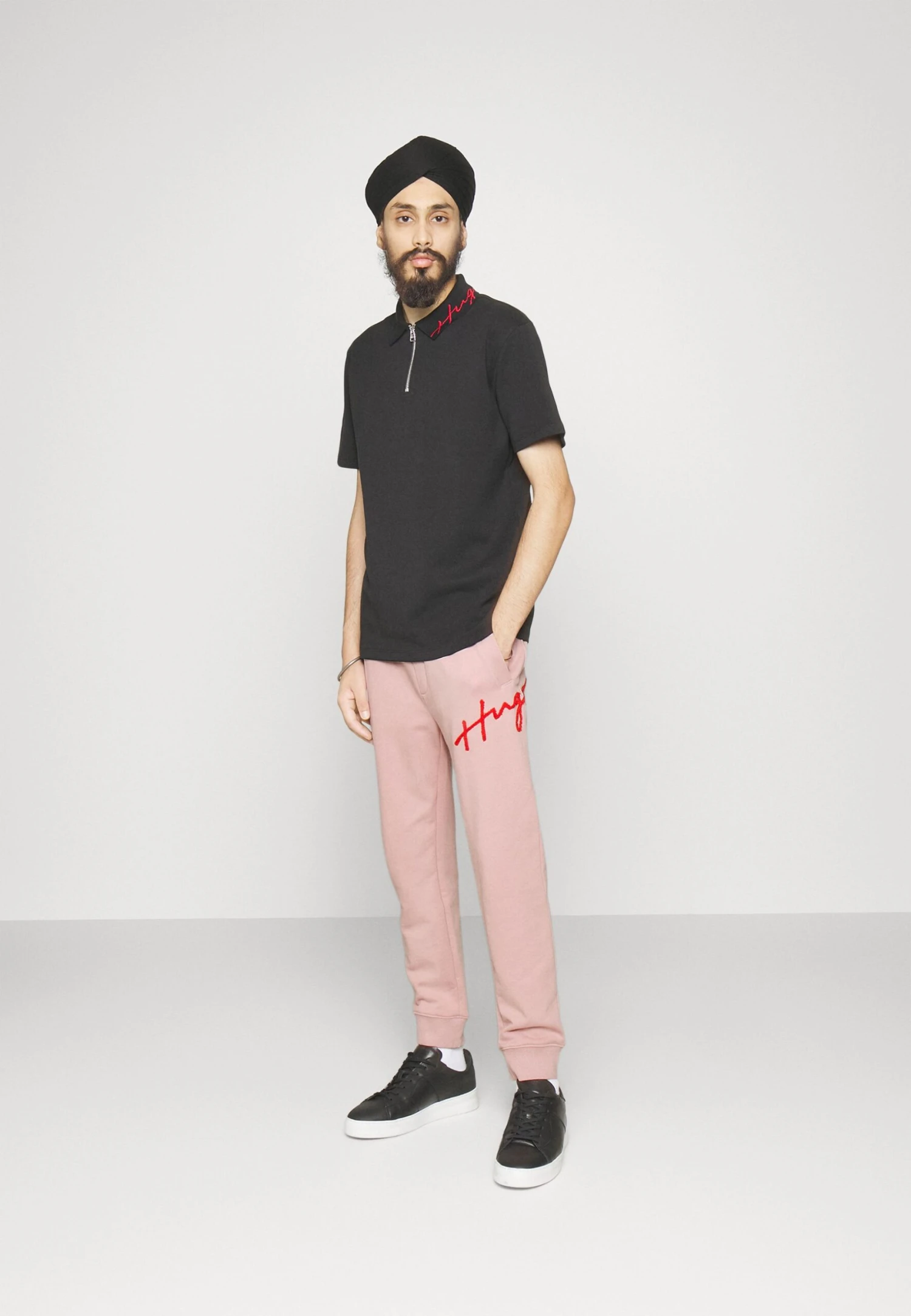 Hugo Drog - Tracksuit Bottoms - Light Pastel Pink 4 Hugo Drog - Tracksuit Bottoms - Light Pastel Pink - Image 2