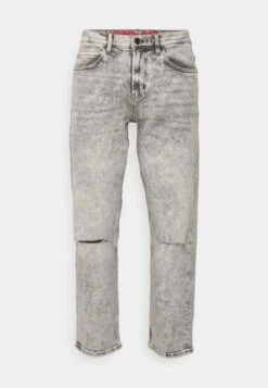Hugo Straight Leg Jeans - Light/Pastel Grey -Hugo eeed09f8c1ff4319af658767c4231791