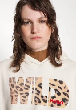 Hugo Relaxed Hoodie - Hoodie - Open White -Hugo ef1e8ff67360411b9dc2fd537af42815