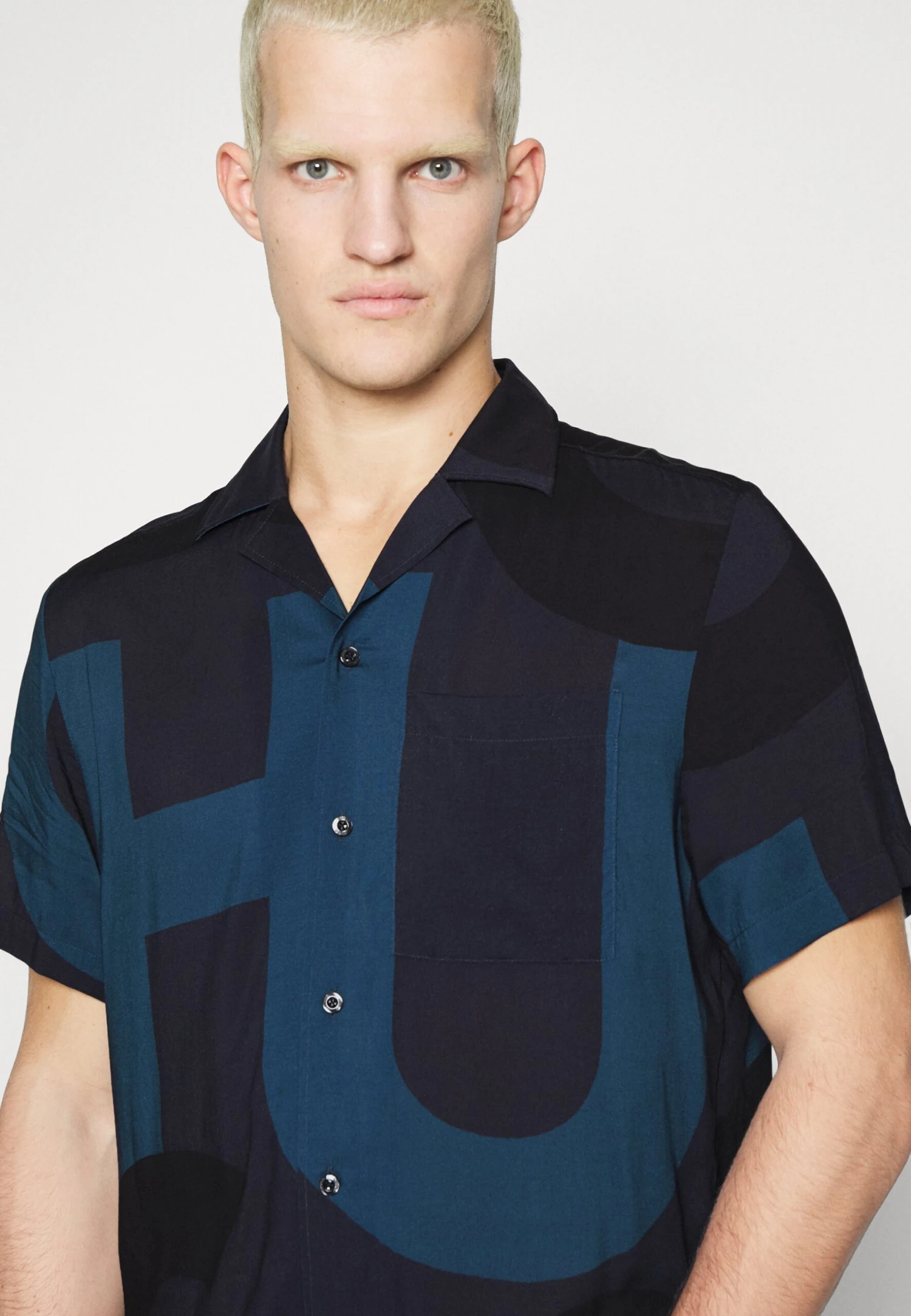 Hugo Ellino - Shirt - Dark Blue 8 Hugo Ellino - Shirt - Dark Blue - Image 6