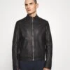 Hugo Lokis - Leather Jacket - Black 2 Hugo Lokis - Leather Jacket - Black -Hugo f24e00c195234864874cf195e3d9ba46