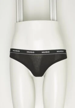 Hugo Triplet Thong 3 Pack - Thong - Black/Mottled Yellow -Hugo f43a998ec8814213814075a064111c60