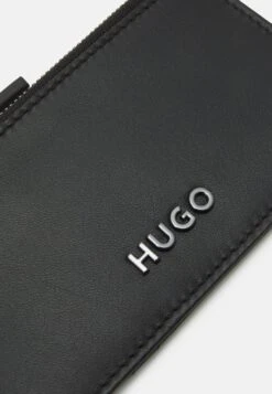 Hugo Myles Card Hold Zip Unisex - Wallet - Black -Hugo f446da23a3874377ac09cdd669b54b80