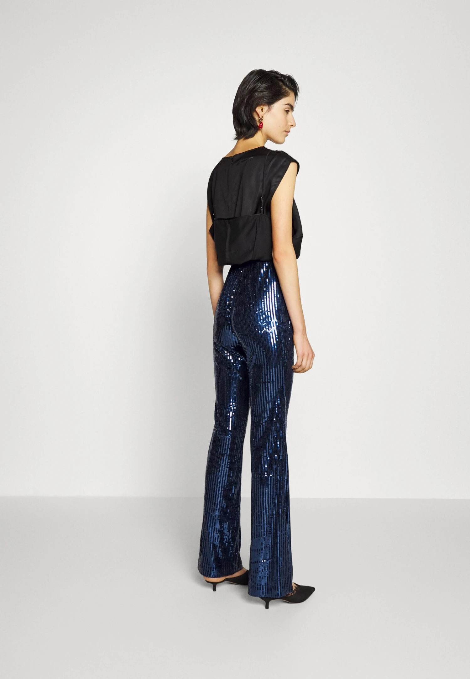 Hugo Haglita - Trousers - Dark Blue/Petrol 5 Hugo Haglita - Trousers - Dark Blue/Petrol - Image 3