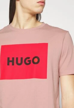 Hugo Dulive - Print T-Shirt - Pastel Pink 11 Hugo Dulive - Print T-Shirt - Pastel Pink -Hugo f519cf8195ab4d22a86234f12a0f37be