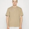 Hugo Dapolino - Basic T-Shirt - Open Brown -Hugo f639e44bb4024f6281d5f1fbd3562a73
