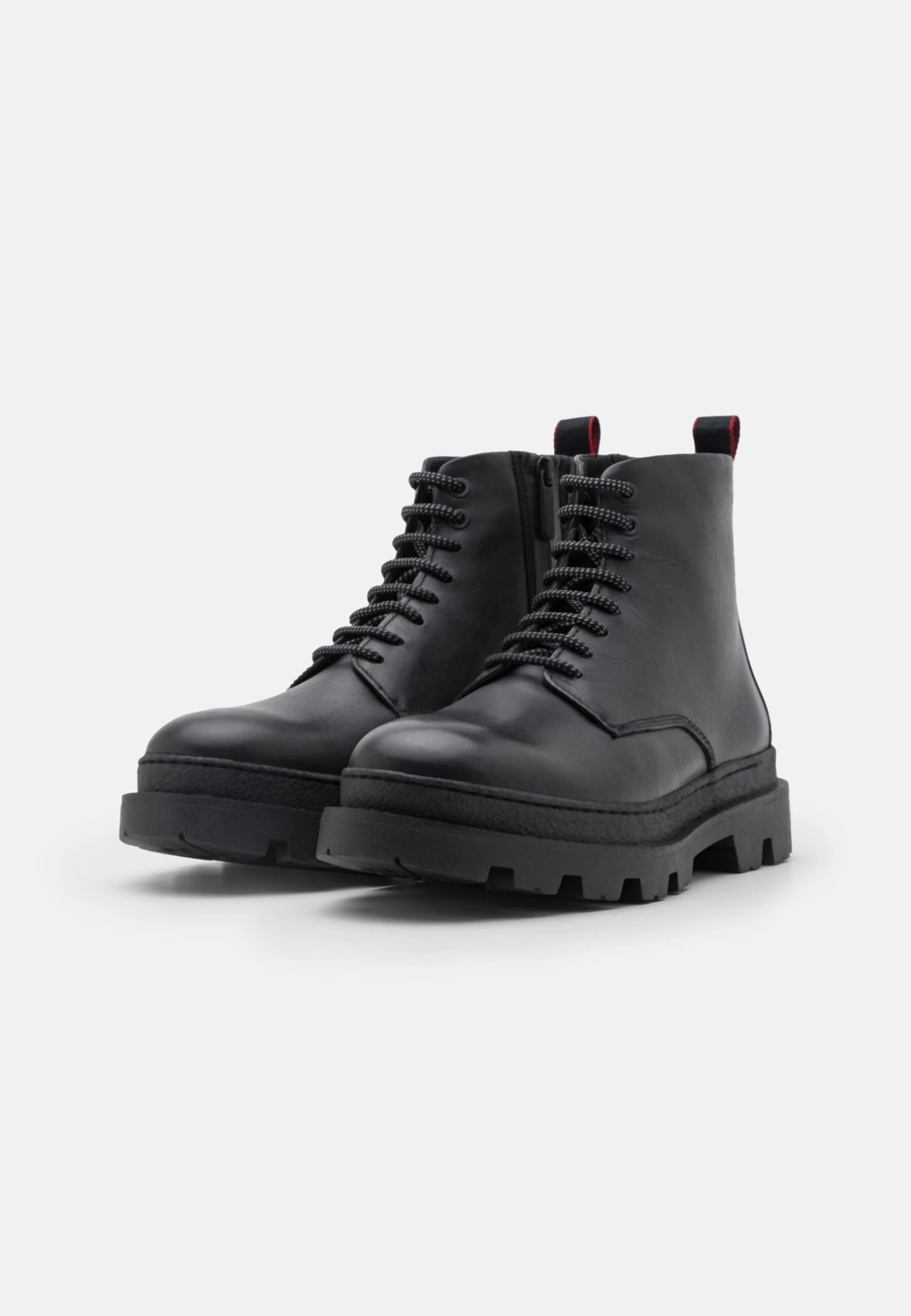 Hugo Graham - Lace-Up Ankle Boots - Black 4 Hugo Graham - Lace-Up Ankle Boots - Black - Image 2