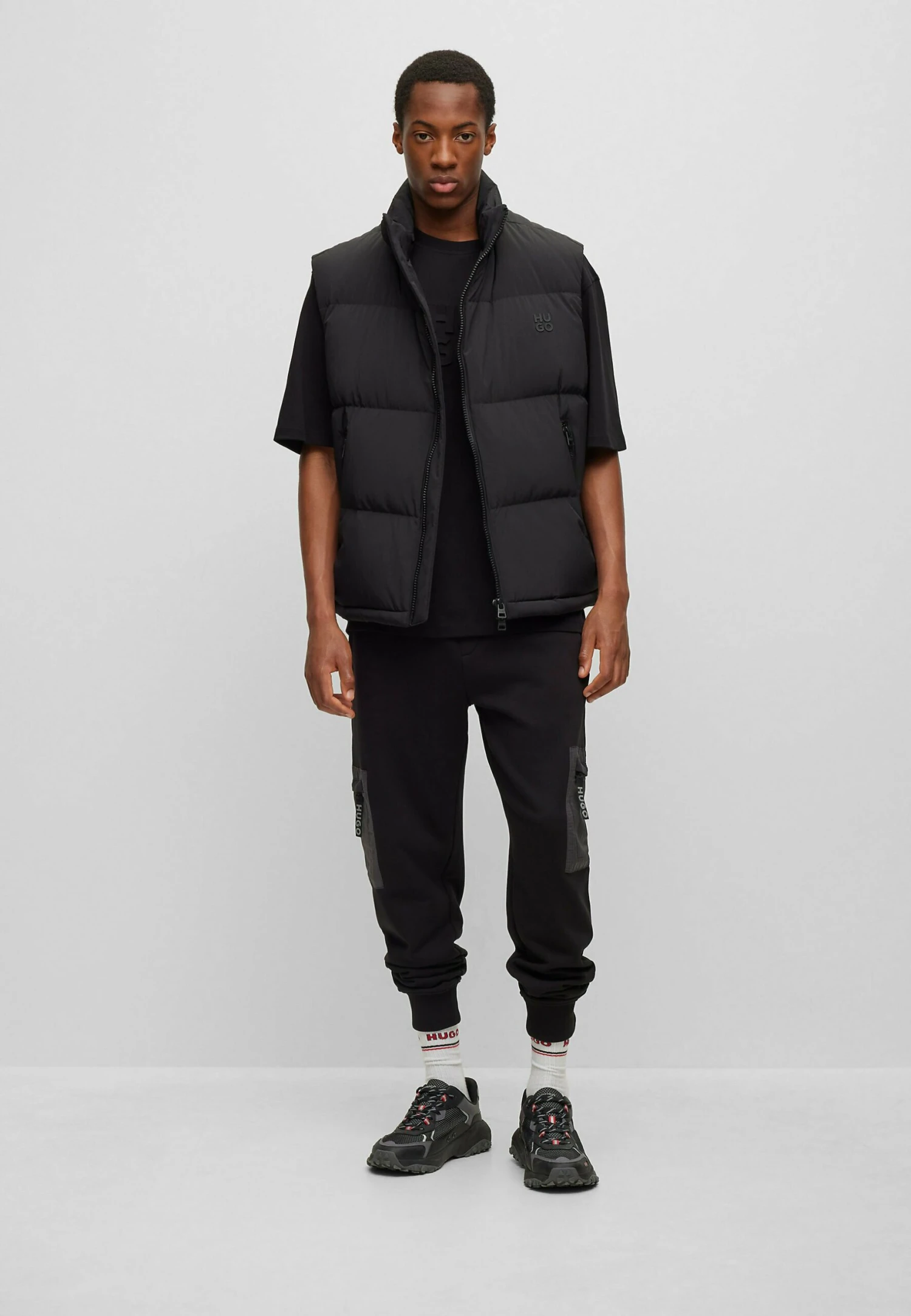 Hugo Birontino2341 - Waistcoat - Black One 4 Hugo Birontino2341 - Waistcoat - Black One - Image 2