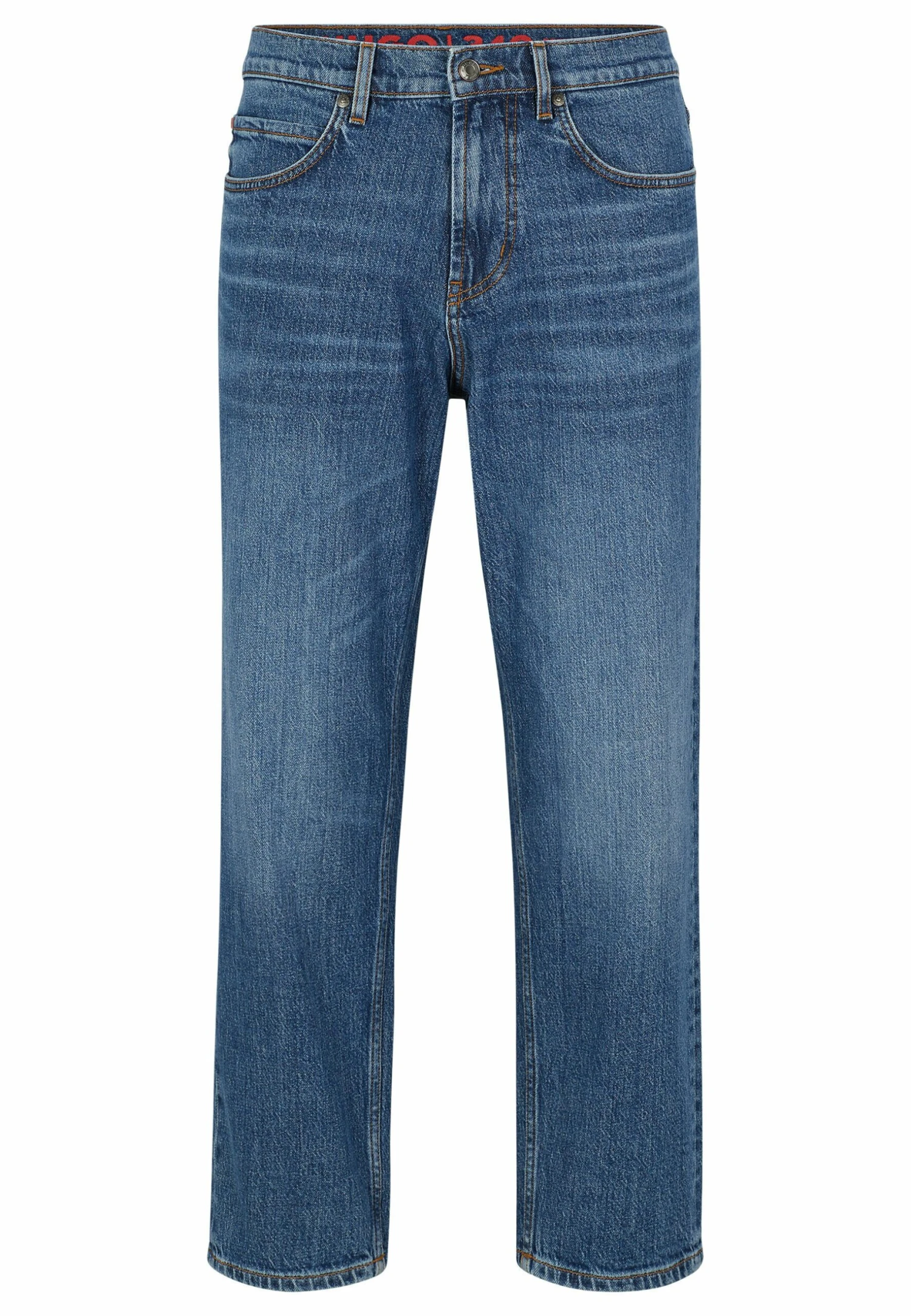 Hugo Straight Leg Jeans - Blue 7 Hugo Straight Leg Jeans - Blue - Image 5